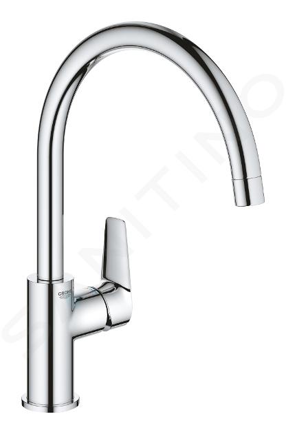 Grohe BauEdge - Baterie chiuvetă, crom 31233001