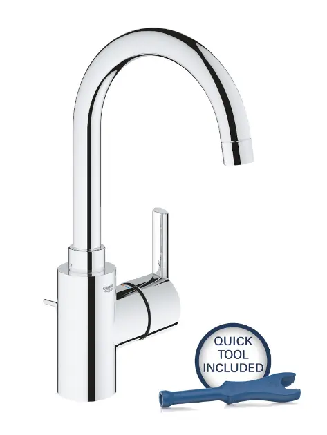 Grohe Feel - Waschtischarmatur mit Auslass, Chrom 32723001