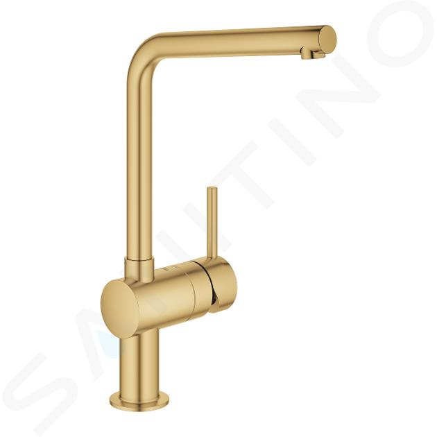 Grohe Minta - Grifo de fregadero, Cool Sunrise cepillado 31375GN0