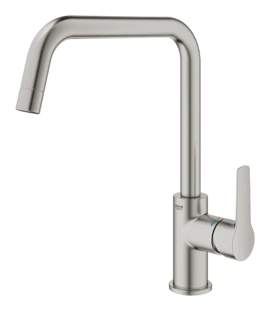 GROHE Start QuickFix, Grifo de cocina (caño alto en U, giro de 150º, menor  consumo de agua, sistema de instalación rápida), gris mate, 30470DC0 :  : Bricolaje y herramientas