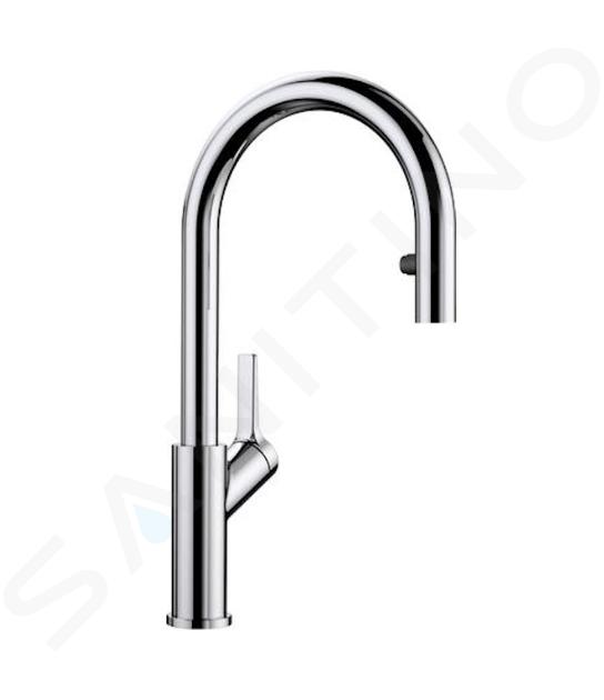 Blanco Carena S - Mitigeur d'évier avec bec extractible, chrome 521356