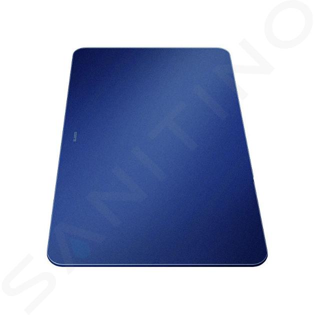 Blanco Accessoires - Schneidebrett 495x280, Glas/Blau 232846