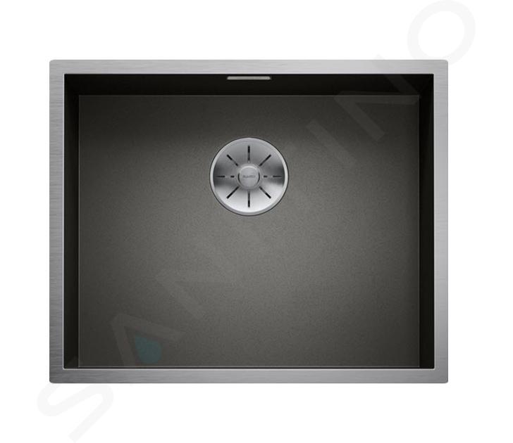 Blanco Zerox 500 - Évier, 540x440 mm, inox Dark Steel 526243