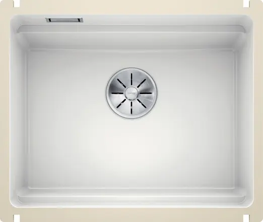 Blanco Etagon 500 - Keramický drez, 54x46 cm, s pojazdmi, lesklá biela 525149