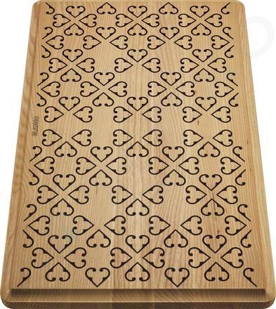 Blanco Accessoires - Planche à découper décoratif Faron, 285x465 mm, bois 237591