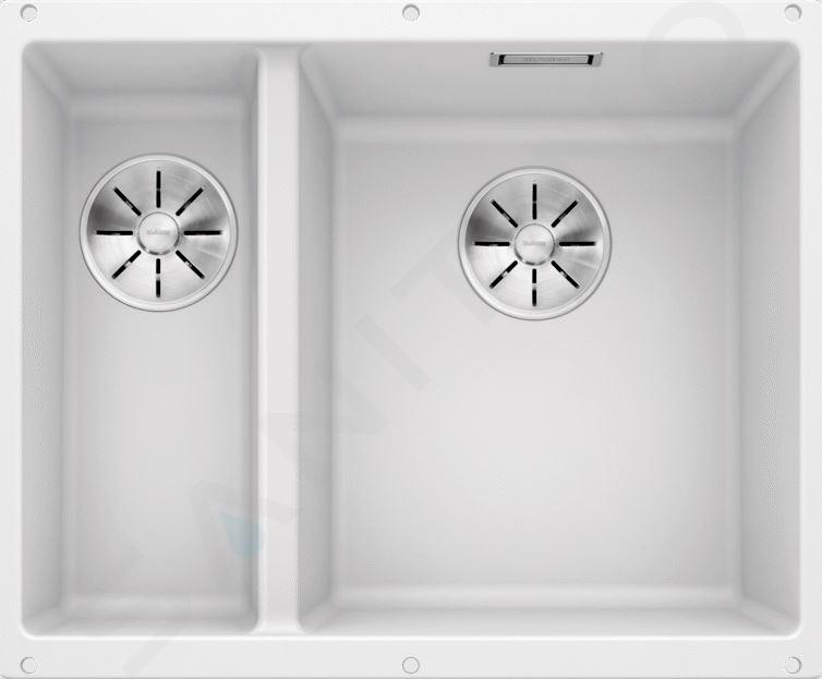 Blanco Subline 340/160 - Lavello in silgranit, 56x46 cm, vasca a dx, bianco 523562