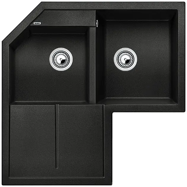 Blanco Metra 9 - Silgranitspüle, 83x83 cm, Schwarz 525938 | Sanitino.de