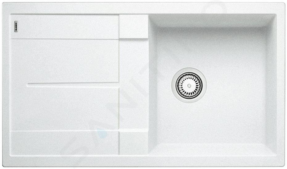 Blanco Metra 5 - Silgranit spoelbak, 86x50 cm, wit 513205