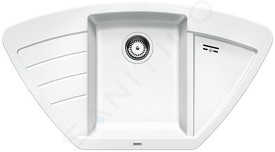 Blanco Zia 9 - Silgranitový drez, 93x51 cm, biela 514758