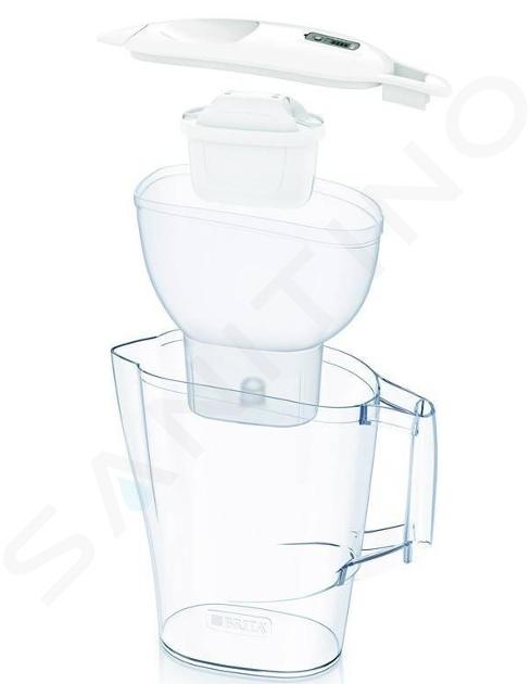 Brita Jarras de filtrado - Jarra con filtro de agua Marella Cool Memo,  capacidad 2400 ml, blanco 1039270