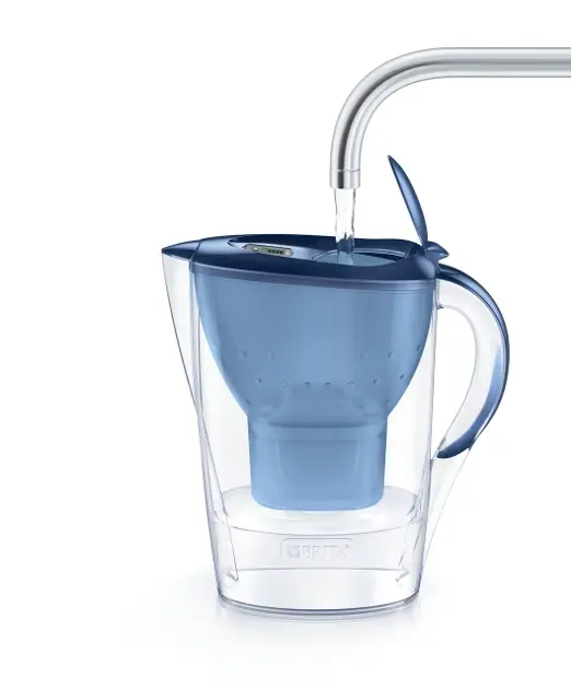 Brita Jarras de filtrado - Jarra con filtro de agua Marella XL Memo,  capacidad 3500 ml, azul 1039276