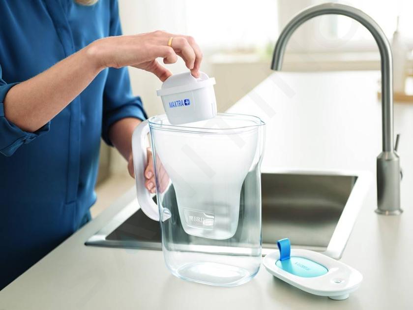 BRITA® Wasserfilter-Kanne Style hellgrau