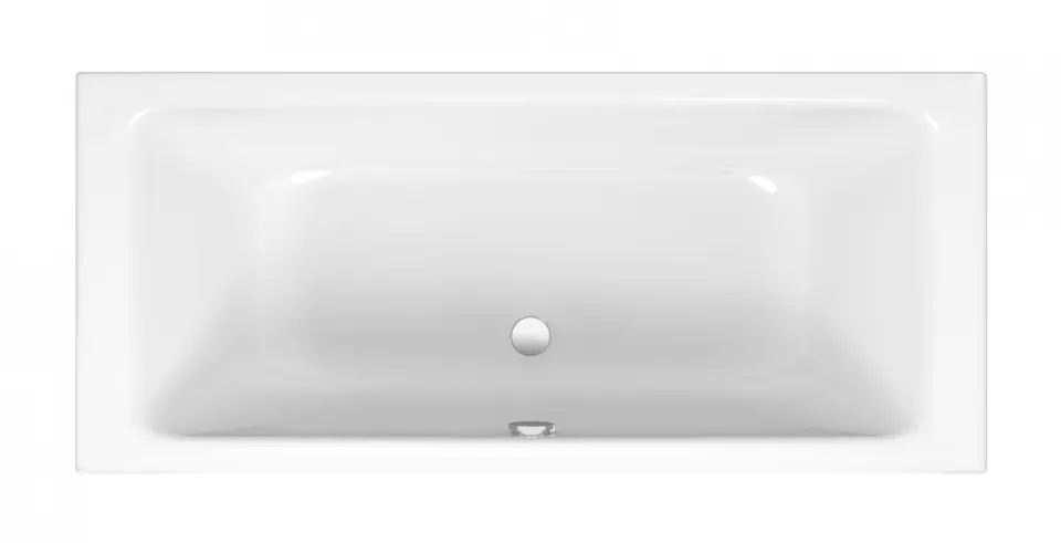 Bette Select - Bañera encastrada Duo, 1700x750 mm, BetteGlaze Plus, color blanco 3472-000PLUS