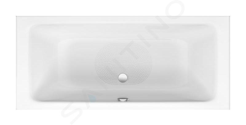 Bette Select - Vasca da bagno da incasso Duo, 1800x800 mm, 1 foro per maniglione, Anti-Slip, bianco 3473-0001GR,AR