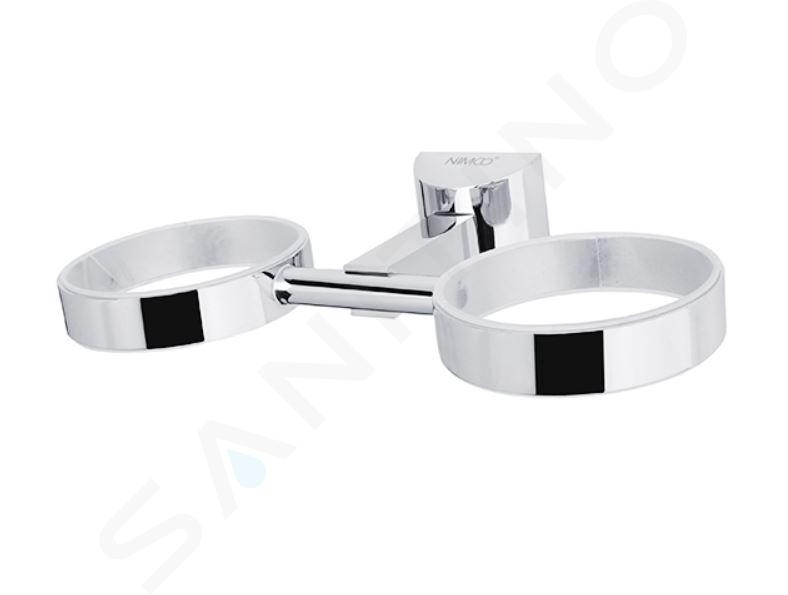 Nimco Pallas Athéna - Houder voor twee glazen, chroom PA 12050DX-26