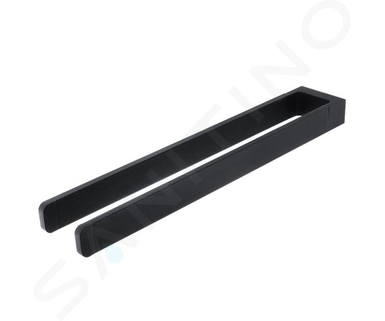 Nimco Maya - Porte-serviettes, longueur 37 cm, noir mat MAC 29098-90