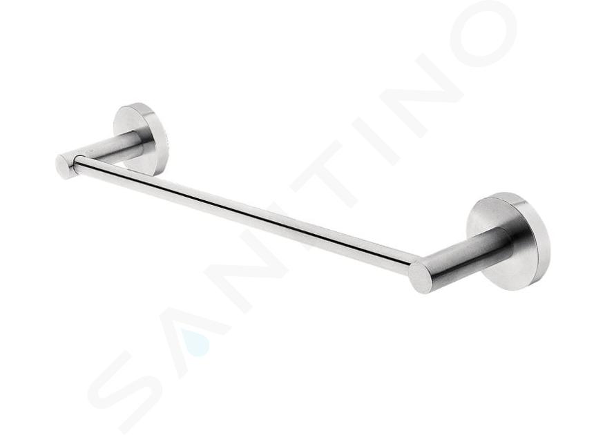 Nimco Unix - Portasciugamani, lunghezza 51 cm, acciaio inox spazzolato UNM 13046-10