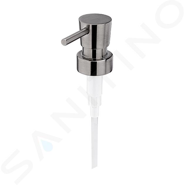 Nimco Ricambi - Pompa di ricambio per dispenser di sapone, acciaio inox opaco 1028T-10