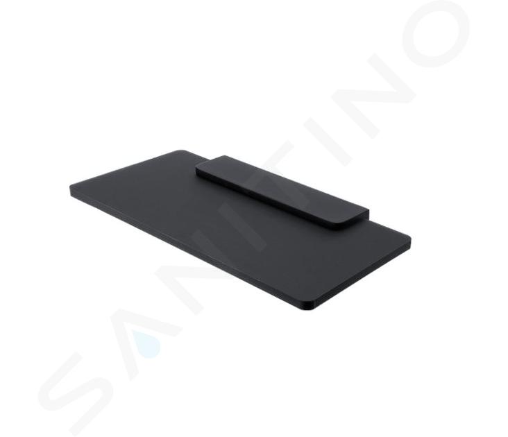 Nimco Maya - Ablage IXI, Länge 20 cm, Plexiglas Schwarz MAC X320-C-90