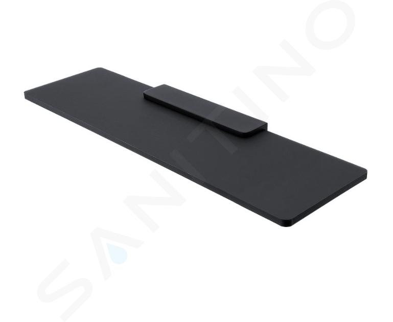 Nimco Maya - Plank IXI, lengte 500 mm, zwart plexiglas MAC X350-C-90