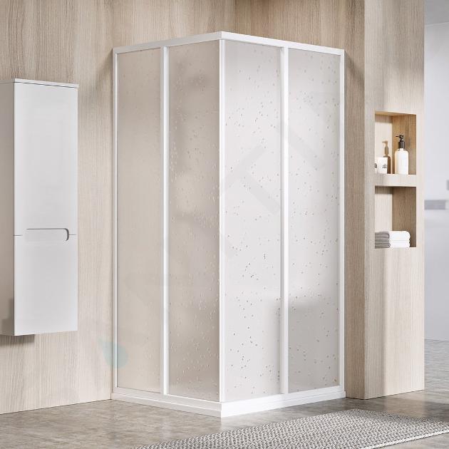 Ravak Supernova - Porte de douche SRV2-75 S, 72-74 cm, blanc/Pearl 14V301O211