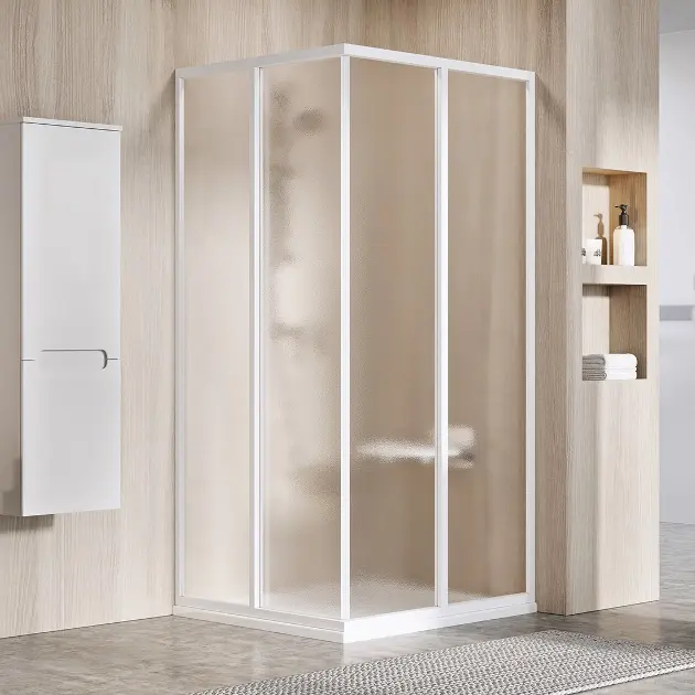 Ravak Supernova - Zuhanyajtó SRV2-80 S, 770-790 mm, fehér/üveg Grape 14V401O2ZG