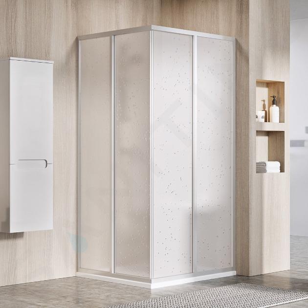 Ravak Supernova - Porte de douche SRV2-80 S, 77-79 cm, satin/Pearl 14V40UO211