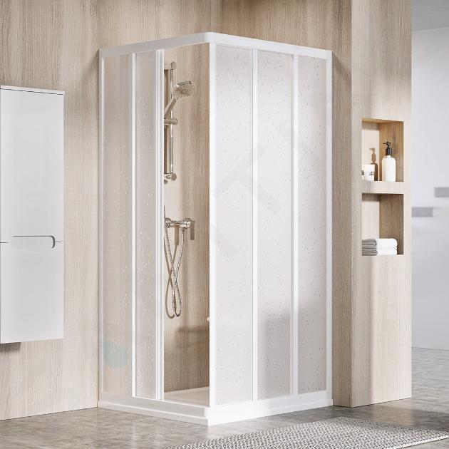 Ravak Supernova - Porta doccia ASRV3-90, 87-89 cm, bianco/perla 15V701R211