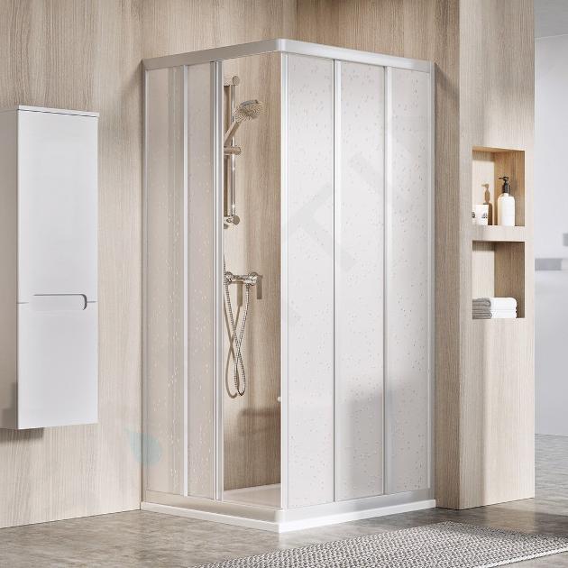 Ravak Supernova - Porte de douche ASRV3-90, 87-89 cm, satin/Pearl 15V70UR211