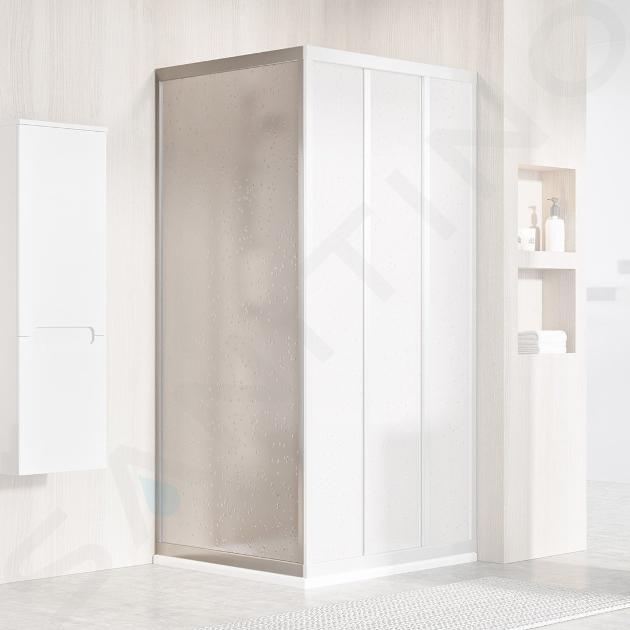 Ravak Supernova - Sprchová stěna APSS-75, 72-76 cm, satin/Pearl 94030UR211