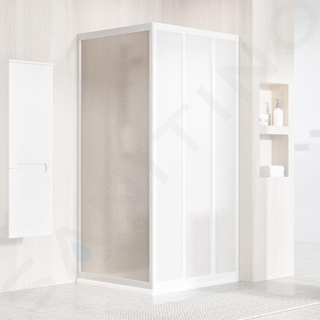 Ravak Supernova - Paroi de douche APSS-80, 770 - 81 cm, blanc/Pearl 940401R211