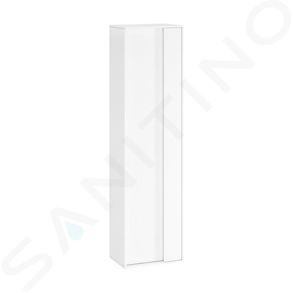 Ravak Step - Armario alto SB, 430x290x1600 mm, blanco/blanco X000001430