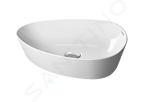 Duravit Cape Cod - Umywalka asymetryczna 500x405 mm, DuraCeram, biały mat 2339503200