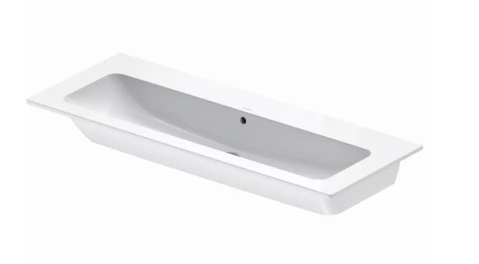 Duravit ME by Starck - Meubelwastafel 123x49 cm, met WonderGliss, wit 23611200601