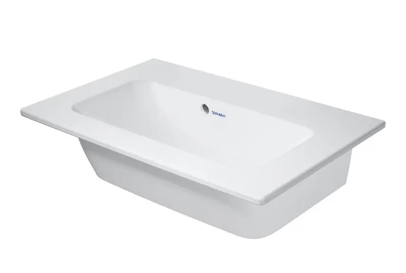 Levně Duravit ME by Starck - Nábytkové umyvadlo Compact, 63x40 cm, s WonderGliss, matná bílá 23426332601