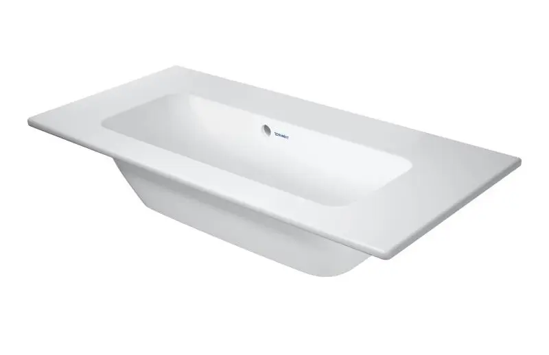 Duravit ME by Starck - Nábytkové umývadlo Compact, 830x400 mm, s WonderGliss, matná biela 23428332601