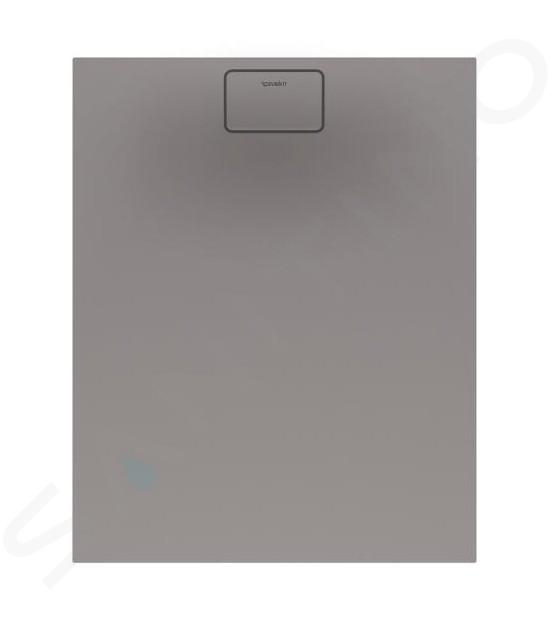 Duravit Stonetto - Cădiță de duș 100x80 cm, gri mat 720147180000000