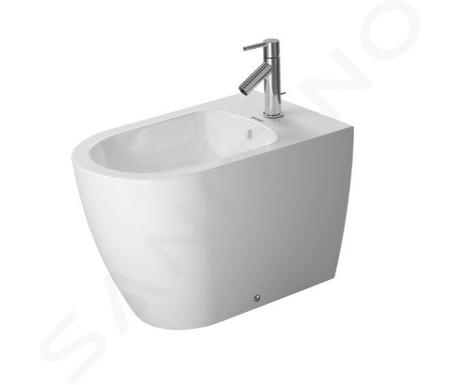 Duravit ME by Starck - Bidet stojący z przelewem, biały mat 2289103200