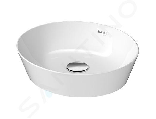 Duravit Cape Cod - Cuenco de lavabo 40x36 cm, DuraCeram, con WonderGliss, blanco mate 23284032001