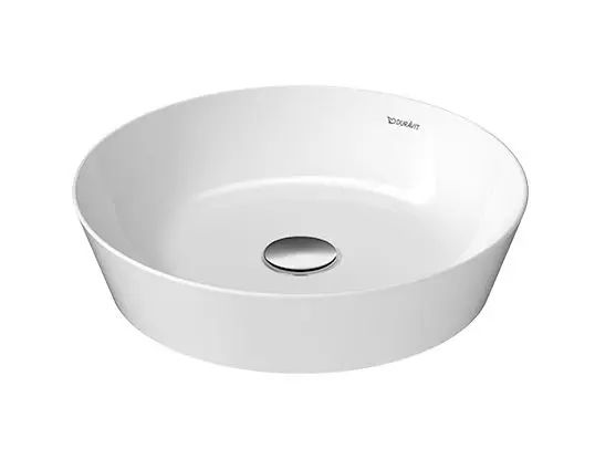 Duravit Cape Cod - Waschtischschale, Durchschnitt 43 cm, DuraCeram, WonderGliss, weiß matt 23284332001
