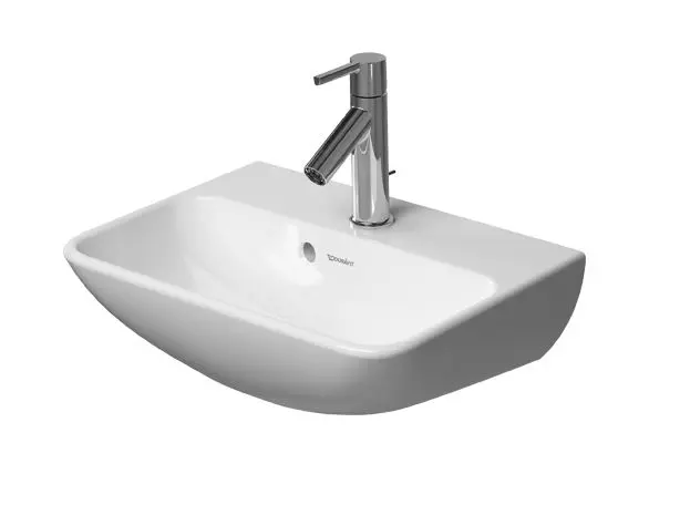 Duravit ME by Starck - Handwaschbecken 450x220 mm, 1 Hanhloch, weiß matt 0719453200