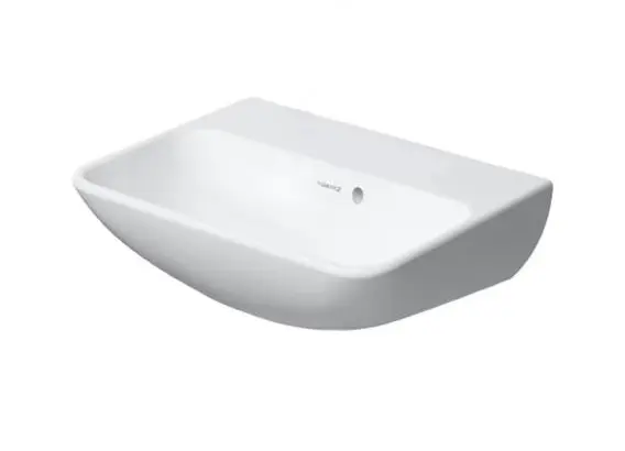 Levně Duravit ME by Starck - Umývátko 45x32 cm, s přepadem, bez otvoru pro baterii, WonderGliss, matná bílá 07194532101