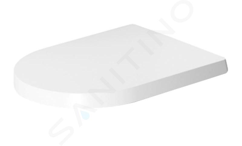 Duravit ME by Starck - Asiento de WC Compact, blanco/blanco mate 0020112600