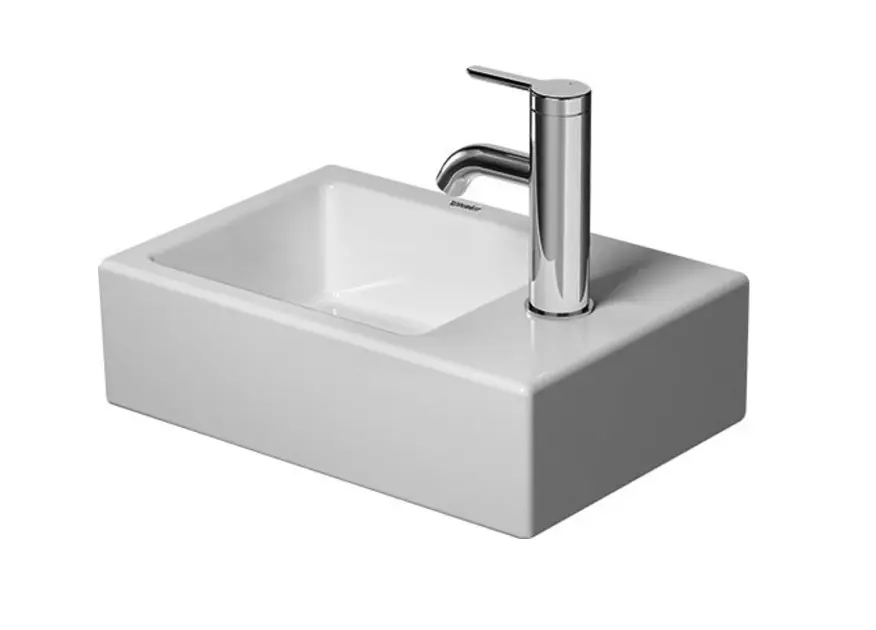 Duravit Vero Air Lave-mains 50x25 cm, sans trop-plein, trou pour