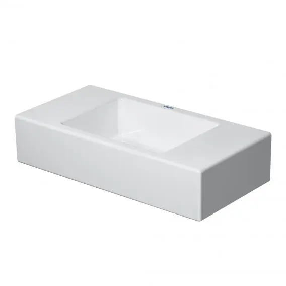 Levně Duravit Vero Air - Umývátko 50x25 cm, bez přepadu, bez otvoru pro baterii, WonderGliss, bílá 07245000001