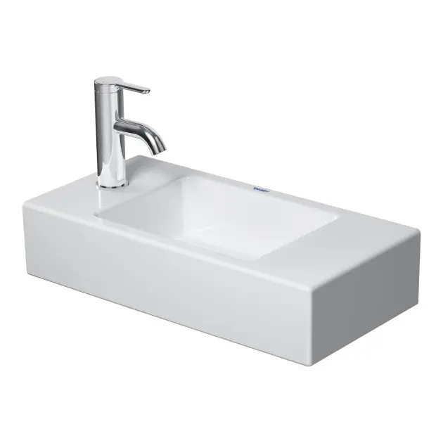 Levně Duravit Vero Air - Umývátko 50x25 cm, bez přepadu, otvor pro baterii vlevo, bílá 0724500009