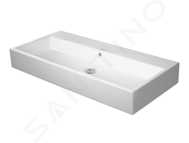 Duravit Vero Air - Lavoar pentru mobilier 100x47 cm, cu preaplin, fără orificiu pentru baterie, alb 2350100028