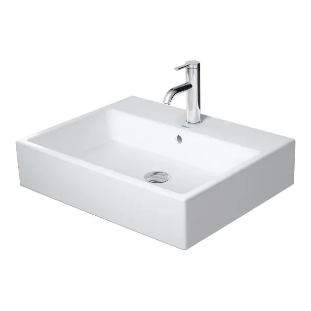 Levně Duravit Vero Air - Umyvadlo nábytkové 60x47 cm, s přepadem, otvor pro baterii, bílá 2350600027