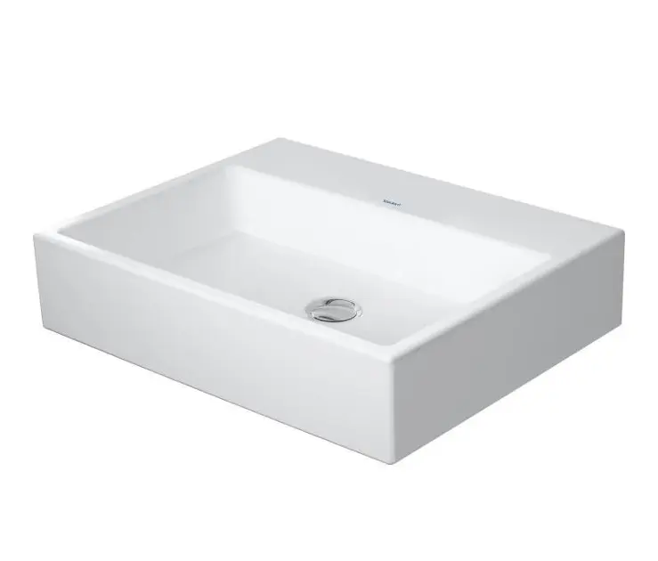 Duravit Vero Air - Meuble lavabo 60x47 cm, sans trop-plein, sans trou de robinetterie, WonderGliss, blanc 23506000791