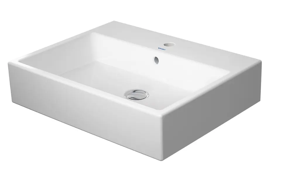 Duravit Vero Air - Waschbecken 70x47 cm, mit Überlauf, mit Hahnloch, WonderGliss,weiß 23507000001